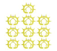 Calf Weaner Nose Ring - Anti Sucking Spike | 10 Pack Livestock Equipm ent | Humane Reusable Bull Clips, Effective Nursing Barrier, Secure Fastener Attachment, for Farm & Ranch Cattle Care