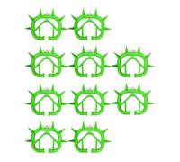 Calf Weaner with Bone for Cow Nose Cattle Farm Tool with Calf Nose Ring - 10 Pcs Anti Suction Calf Weaning Nose Ring, Consulte la descripción, Polyvinyl chloride, Unisex