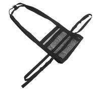 Calf Weighing Sling, Nylon Rope Livestock Holder for Farm Handling Black | Breathable Support, Quick Setup, Easy Handling for Newborn Animals, Calves, Goats, Sheep, Dogs and Veterinary Clinics