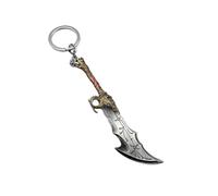 calfee GOW Keychain Kratos Leviathan Axe Keychain Blades of Chaos Keychain Gifts for Men Teens Game Fan (Style J)