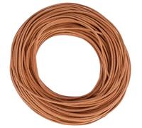 CALFOVERA 1.5mm Round Braiding Strip Thread 25m Genuine Leather Cord Strap for Necklace Bracelets Cowhide Leather String Lace Cording Rope for Jewelry Making Crafting Wraps Beading(Peru)