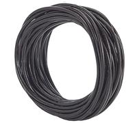 CALFOVERA 10M x 2MM Cowhide Cording Rope Chocolate Genuine Leather Cord Round Real Leather Braiding Strip String Lace Thread for Jewelry Making String Crafting Necklace Bracelets Wraps Beading