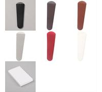 CALFOVERA 6PCS 6 Colors Long PU Leather Scissor Tip Cover Waterproof Durable Scissor Head Protective Case Safty Sheath Portable Beauty Trimming Tool Protector for Sewing Quilting Barber Shop