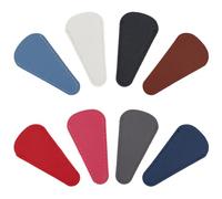 CALFOVERA 8PCS 8 Colors Scissor Tip Cover WaterproofPU Leather Safty Sheath Durable Small Scissor Protective Case Portable Beauty Trimming Tool Protector for Sewing Quilting Crafts DIY