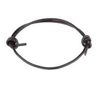 CALFOVERA Men Genuine Leather Adjustable Cuff Bracelet Handmade Minimalism Cowhide Leather Wrap Wristband Simple Slim Cord Cuff Bangle String for Boyfriend Men Gift Jewelry Making Supplies(Brown)