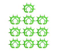 Calf's Nose Ring Livestock Tools 10 Pack Cow Cattle Teat Box PVC Silent Weaning For Calves Animal Treatment Equipment Professional Farming Control Supply Durable Anti Stress Aid Herd Management |