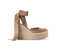 Calfskin Espadrilles- female- Gianvito Rossi- Wedges- Beige- 3 1/2 UK- Shoes 3 1/2 UK