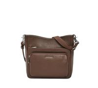 Calfskin Shoulder Bag Mandarina Duck Mellow Marron 25x30x8 cm