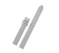 Calfskin Strap Compatible With Swarovski Watch Crystalline Oval Dial Plate 5158517/5158544 /5158972 12mm/14mm Women's Bracelet Pink/Grey/Bl