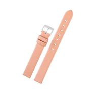 Calfskin Strap Compatible With Swarovski Watch Crystalline Oval Dial Plate 5158517/5158544 /5158972 12mm/14mm Women's Bracelet Pink/Grey/Bl