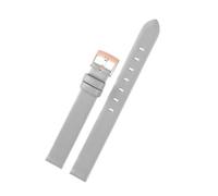 Calfskin Strap Compatible With Swarovski Watch Crystalline Oval Dial Plate 5158517/5158544 /5158972 12mm/14mm Women's Bracelet Pink/Grey/Bl