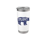 Calgary Alberta Bear Stainless Steel Insulated Tumbler