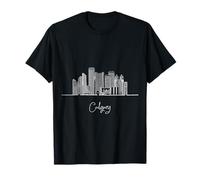 Calgary Alberta Skyline Canada Travel Souvenirs T-Shirt