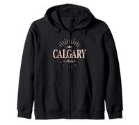 Calgary Canada | Calgary Alberta Modern Zip Hoodie