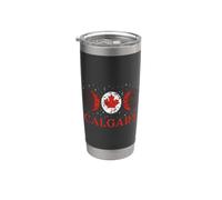 Calgary Canada Flag Stainless Steel Insulated Tumbler