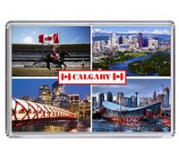 Calgary Canada Souvenir Acrylic Fridge Magnet (Standard: 70x45mm)