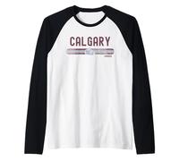 Calgary Canada | Vacation Travel Raglan Baseball Tee