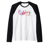 Calgary Canada | Vacation Travel Raglan Baseball Tee