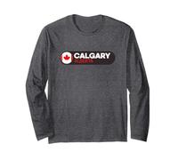 Calgary Logo Emblem - Calgary Alberta Canada Long Sleeve T-Shirt