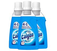 Calgon 4-in-1 Washing Machine Cleaner and Water Softener Gel 750 ml, Pack of 2, Removes Limescale, Residue, Dirt, Rust & Malodours, Deep Clean