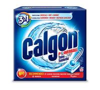 Calgon 2-in-1 Tabs, Water Softener Against Limescale and Dirt in the Washing Machine, Pack of 15