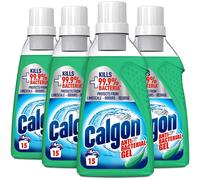 Calgon 3-in-1 Antibacterial Washing Machine Water Softener Gel 4 Pack x 750ml