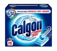 Calgon 3 in 1 Washing Machine Water Softener 75 Tablets Pack of 1