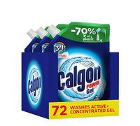 Calgon 4-in-1 Power Gel - Washing Machine Descaler Against Odor, Dirt and Corrosion - Protective Water Softener for Washing Machine - 3 x 1.2L