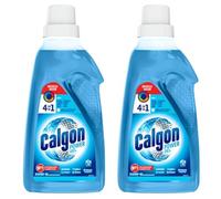 Calgon 4-in-1 Washing Machine Cleaner and Water Softener Gel 750 ml, Pack of 2, Removes Limescale, Residue, Dirt, Rust & Malodours, Deep Clean