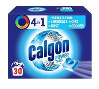 Calgon 3 in 1 Powerball Washing Machine Cleaning Tablets, Water Softener, Protects from Limescale, Dirt & Odors (30 Tabs)