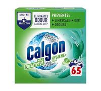 Calgon Hygiene Plus Washing Machine Cleaner & Limescale Remover, Water Softener Tablets, Unscented , 65 Tablets, Pack of 1