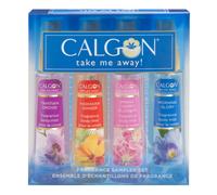 Calgon Take Me Away 4 Pc Gift Set (Refreshing Body Mist 2.0 Oz Of Spring Cherry Blossom Hawaiian Ginger Morning Glory Tahitian Orchid) for Women By 2
