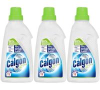 Calgon Washing Machine Softener Gel, Ecological+, Removes Odours, Limescale & Residue, Packaging 100% recyclable, 750ml, Pack of 3