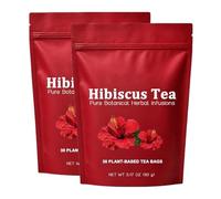 Calhealing Hibiscus Tea Organic,Calhealing Hibiscus Sabdariffa Tea,Calhealing Pure Hibiscus Sabdariffa Tea Bags Rich in Anthocyanins,Refreshing, Caffeine-Free,Plant-Based Pyramid Sachets (2PC)