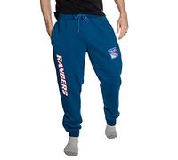 Calhoun Men's NHL Cotton Fleece Jogger Style Sweatpant, New York Rangers, XXL