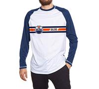 Calhoun Mens Officially Licensed NHL Striped Long Sleeve Rashguard - Blue - XL