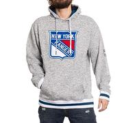 Calhoun NHL Surf & Skate Mens Muskoka Team Striped Premium Pullover Hoodie, New York Rangers, XX-L