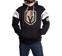 Calhoun NHL Surf & Skate Mens Varsity Retro Style Pullover Hoodie - The Coastal Collection, Vegas Golden Knights, L