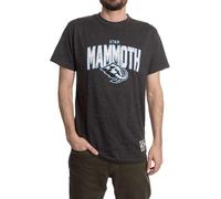 Calhoun NHL Surf & Skate Mens Vintage Style Distressed Heather Tone Rustic T-Shirt, Utah Mammoth, Large