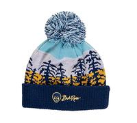 Calhoun Officially Licensed Bob Ross Happy Trees Knit Roll Up Beanie, Bob Ross, One size