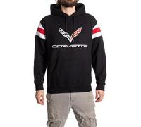 Calhoun Officially Licensed GM Corvette French Terry Hoodie, Graphite, XX-L