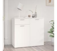calhoun wooden sideboard with 2 doors 1 drawer in white
