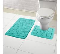 Cali Bath Mat Set In Duck Egg Blue