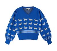 Cali Dog Organic Cotton Sweater Royal blue