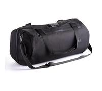 CALI Smell Proof Duffle Bag, Large Travel Storage, with Lock, Activated Carbon Lined (Black)