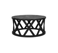 Cali Solid Wooden Coffee Table - Black
