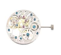 CALIBAN ST3620 Two-Hand Semi-Mechanical Movement Hollowed Out 6 O'Clock Small Second Hand 2 Needles 2 Needles Half and 6 O'Clock