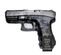 Caliber Gourmet Hug Soft Tactical Automatic Handgun Cushion Pillow, Cotton, Plush Stuffed, Throw Pillow, Decorative, Loved by Military Personnel, Veterans, Hunters, Gun Lovers