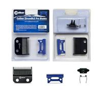 Caliber Pro Zirconia DLC Hair Clipper Blades, Professional Barber Trimmer Replacement Blades, Compatible with Disruptor ZR and Focus Clipper