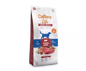 Calibra Dog Life Medium Breed Fresh Beef Senior Dog Food - 12kg